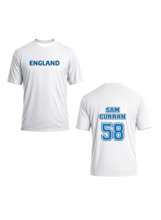 PRINTSHOP4ME England Unisex Sports Dry-Fit Jersey - Perfect for England Sports Fans - Comfortable and Stylish England Jersey for Adults - Image 1